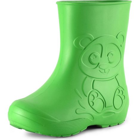 Ladeheid Bottes de Pluie en EVA Unisex Enfant Fille Garçon LA-CA-10 (Vert, 32/33 EU)
