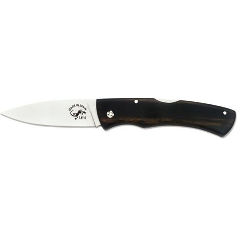 Razor Salamandra mango ebano, dimensioni 20 cm, lama in acciaio 8,2 cm e spessore 2,8 mm, peso 100 grammi, 130111 + fazzoletto disegnare