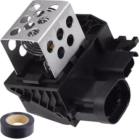 ZAMDOE 9673999880 Relé de motor del ventilador de calefacción y refrigeración con resistencia para Citroën C1 C4, Peugeot 107 206, Partner 2008, Smartsense Radiator Automotive Parts (1/5)