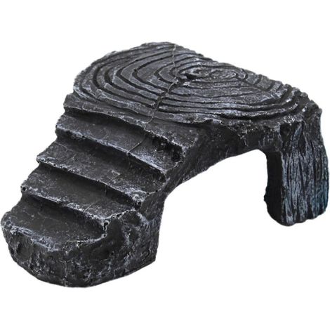 Plateforme pour tortues, terrarium pour reptiles avec échelle, maison pour reptiles, habitat pour tortues, échelle d'escalade pour tortues, terrasse de repos pour tortues-Small
