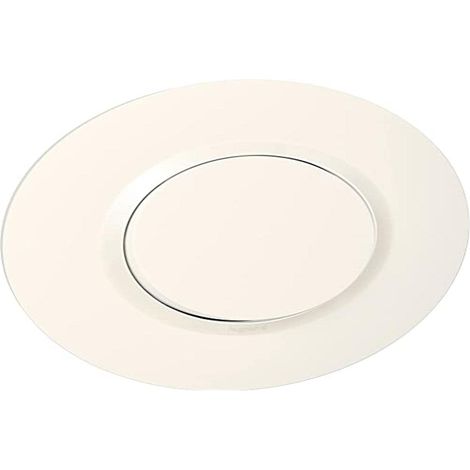 Interrupteur ou va-et-vient dooxie 10AX 250V livré avec plaque ronde blanche (1/3)