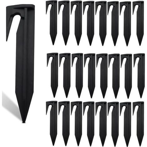 Piquets de Fixation pour Câble de Délimitation de Robot Tondeuse – 100 Pièces en Acier Galvanisé pour Installation Rapide au Jardin (1/5)