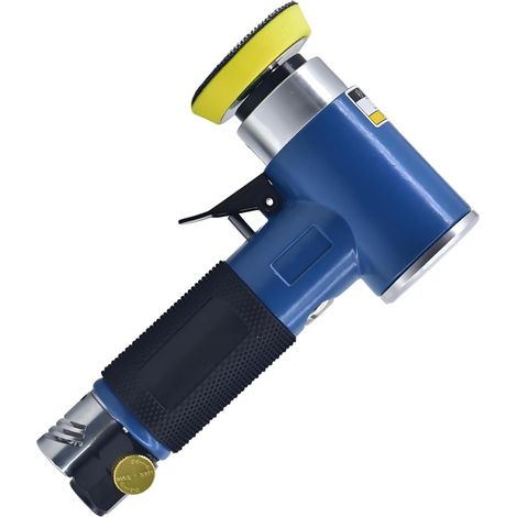 Machine à polir pneumatique de 5,1 cm - Petit coude industriel - Machine de polissage excentrique pour ponçage (1/5)