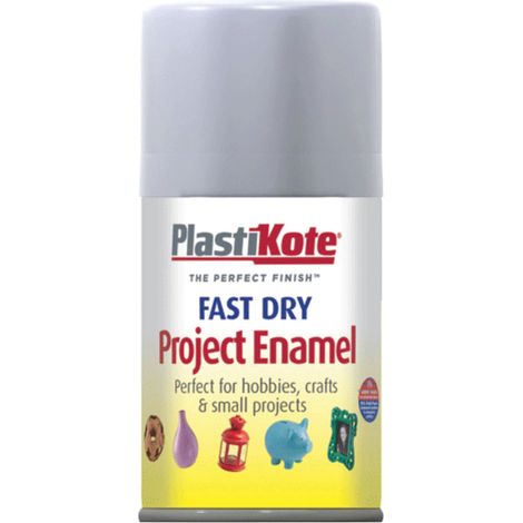 PlastiKote 440.0001090.046 Fast Dry Enamel Aerosol in Aluminium, 100ml (1/2)