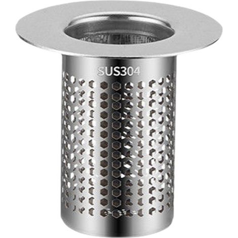 1 Grille de siphon Acier inoxydable 304,Filtre anti-obstruction,Système de filtration,Salle de bain,Toilettes (1/5)