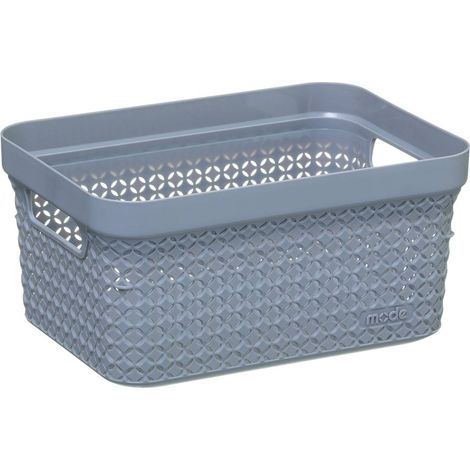 Plastikkorb 17l skandinavisch grau - 5five