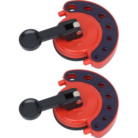 Guide de perçage ajustable multifonction pour carrelage, verre et matériaux durs - 2 pièces - ABS et caoutchouc premium (1/5)