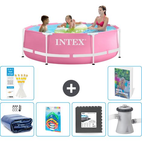 Intex Piscina con estructura Redonda - 244x76 cm - 7-piezas  S3 (1/5)