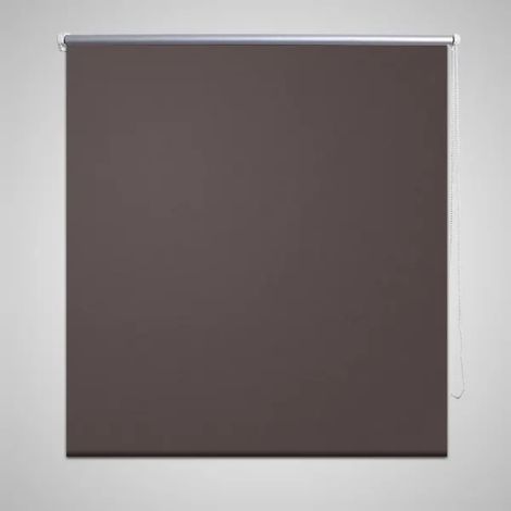Store enrouleur occultant, Store jour nuit, Rideau occultant Isolant et Thermique 120 x 175 cm marron MAE3428 (1/4)