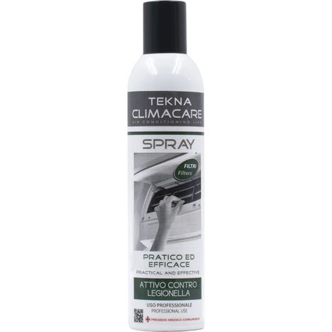 SPRAY DISINFETTANTE PER CONDIZIONATORI RIMUOVE MUFFE GERMI BATTERI VIRUS 99,9% - ARNOCANALI PI400 (1/2)
