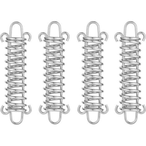 Copertura per ombrellone - 4 clip a molla in acciaio ad alta resistenza - per tende da sole, accessori di tensionamento, tende da viaggio e unità di tensionamento a molla (1/2)