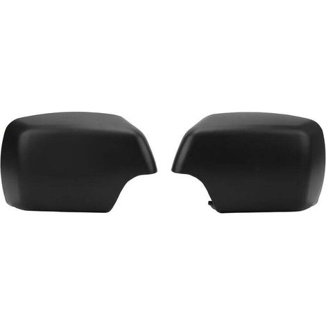2 pièces couvertures de rétroviseur latéral 51168256321 capuchon de couverture de rétroviseur de porte noir brillant remplacement pour X5 E53 20002006