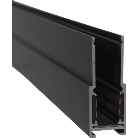 Rail magnétique 1 phase en saillie noir 1 m Milagro (1/3)