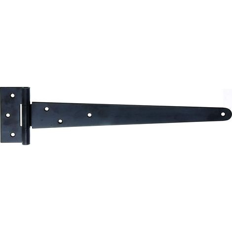 Penture anglaise laque noire pour immersion penture 495 x 46 mm charnière 90 x 40 mm (1/4)