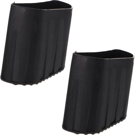 Sabots Antidérapants pour Échelle en Caoutchouc Noir, Lot de 4 Échelle en Chevron et Modèle à Levage, Protection du Sol, Appui Stable, Résistance à Corrosion (1/5)
