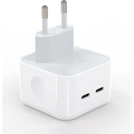 USB-C-Dual-Ladegerät für iPhone 15/14/13/12/11/X/Samsung/Pad