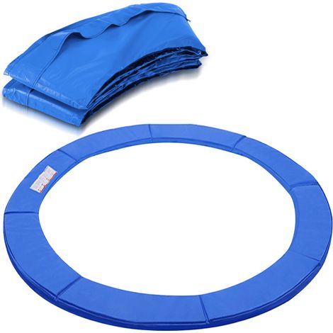 SWANEW Cuscino di protezione per trampolino di ricambio resistente alle intemperie e ai raggi UV Multicolore 244 cm (1/5)