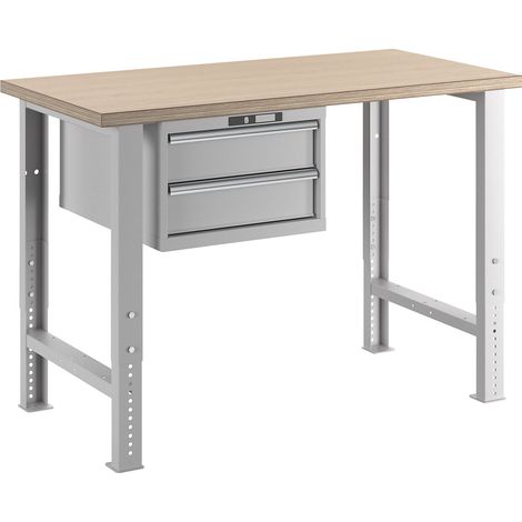 LISTA, Établi modulaire, hauteur 740 - 1090 mm, caisson (1/5)