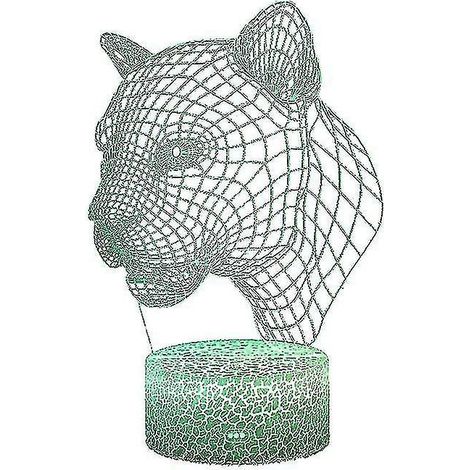 Lampe de bureau 3D tactile colorée avec télécommande USB - Nouveau Strangegroup1