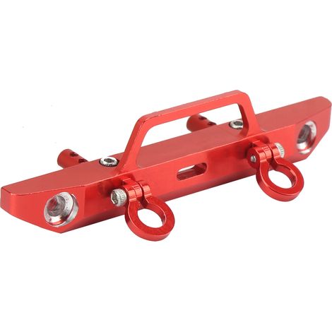 Frontstoßstange aus Aluminiumlegierung für Axial SCX24 1/24 (Art.-Nr. 90081, rot) (1/5)