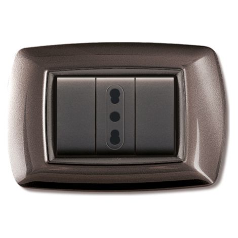PLACCA LIFE LIVING PLAST ALLUMINIO NOTTE 3P- ELETTROCANALI- 10,0 pz
