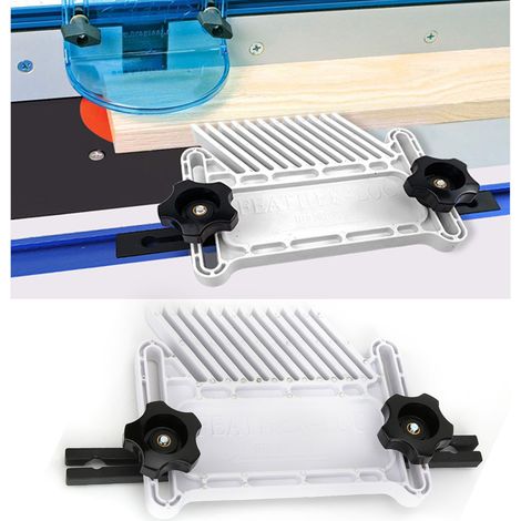 Outil de menuiserie à rainurer, équerre inversée, accessoires pour outils électriques, rainure de chanfrein unique, style B, blanc (1/5)