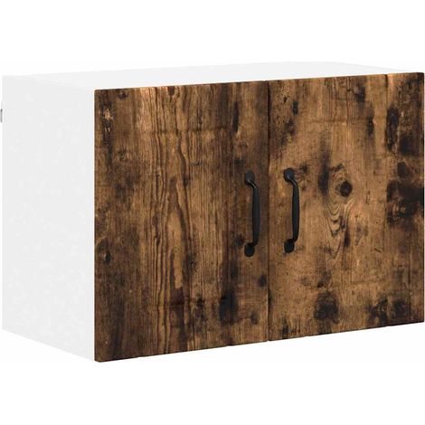 Meuble mural de cuisine，Armoire de cuisine avec étagère Chêne fumé 60 x 31 x 40 cm CFW63867 (1/5)
