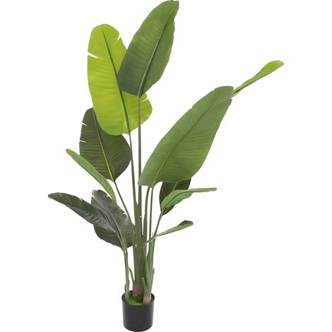 Planta artificial, diseño tropical realista, fácil montaje, verde (1/2)