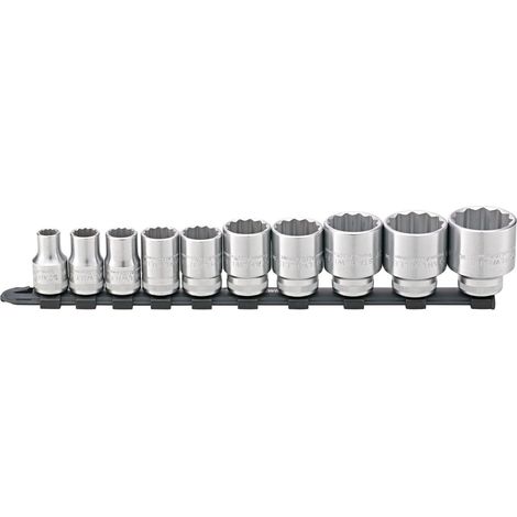 Stahlwille 1/2 Satz Steckschlüsselsatz mit Clip-Leiste 10-32 mm 10-teilig (1/5)