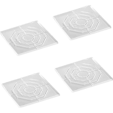 Lot de 4 patins en silicone transparents pour pieds de meubles, faciles à utiliser, résistants à l'usure, durables et antidérapants. Protection optimale des sols pour pieds de chaises, canapés et tabl