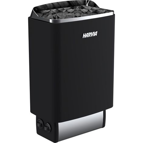 Harvia Saunaofen 9 kW Harvia Top Steel M90 mit integrierter Steuerung BxTxH: 41x29x65 cm, 9kW, ohne Saunasteine, Steinkammer max. 20 Kg