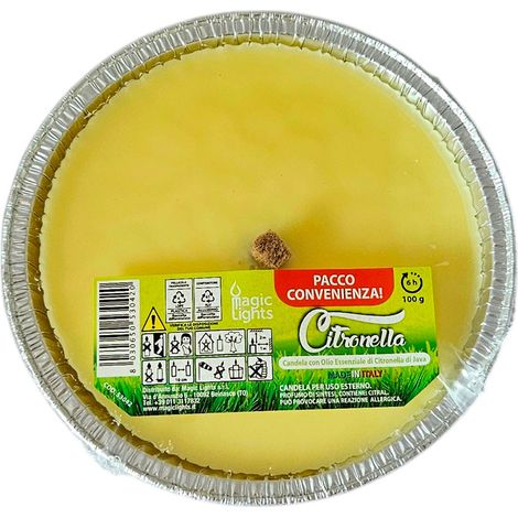 Bougies Citronnelle Extérieur Protection Naturelle Contre Les Moustiques - Magic Lights