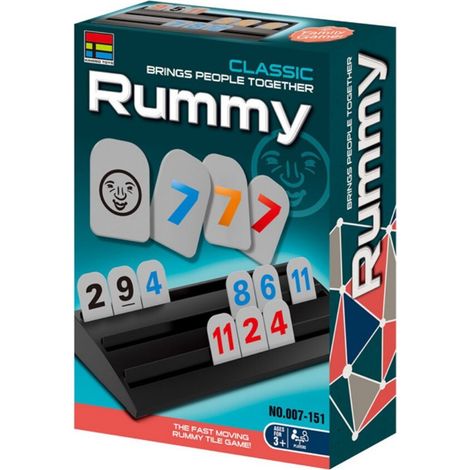 Jeu de cartes éducatif Rummikub, jeu de société avec tuiles numérotées, Rami Victoria's Secret, jouet d'apprentissage pour enfants. (1/4)