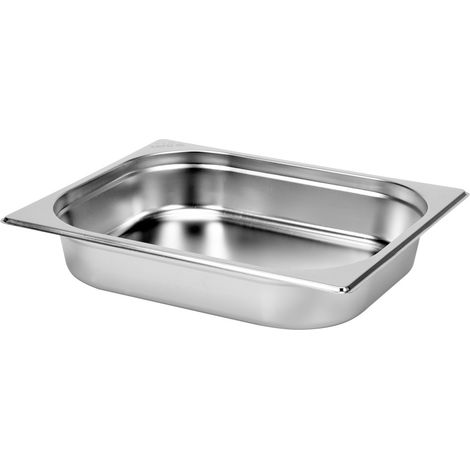 Contenedor Gastronorm de 4,5 L - GN1/2, H65MM - acero inoxidable - YG-00262
