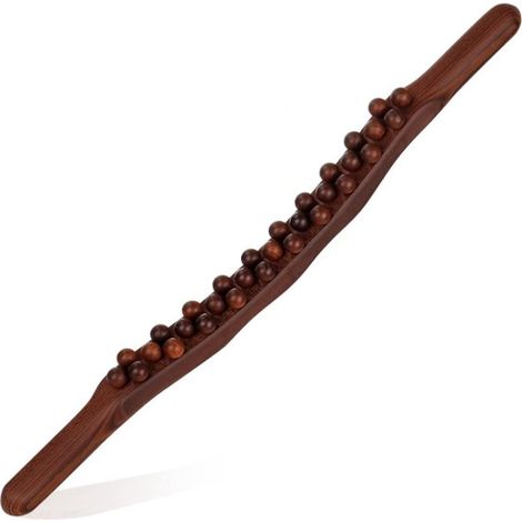 Bâton de Massage - Massage du dos - Balle de massage - 58 cm - Appareil de Massage - Soulage la fatigue - Outil de Massage Gua Sha - Relax - Dos / Cou / Épaules / Abdomen / Taille / Bras / Jambes - Ma (1/5)
