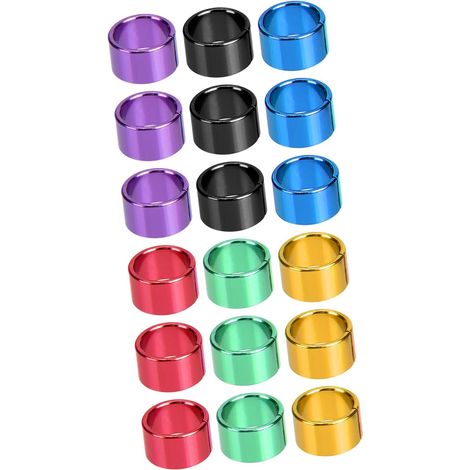 18 bunte Aluminium-Vogelringe zur Kennzeichnung von Tauben, Papageien, Hochzeitsvögeln, Geflügel und anderen Vögeln. (1/5)