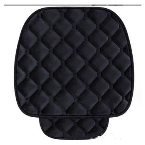 2 Siège Avant, Noir,Coussin de Siège de Voiture Housse en Velours pour Chaise Véhicule Tapis Protection pour Animaux Compagnie (1/5)