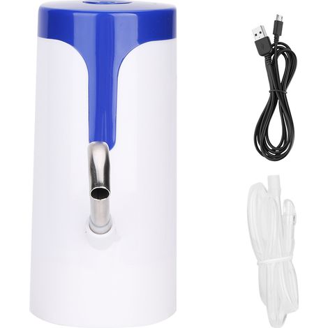 Pompe À Eau Électrique USB - Pour Distributeur D'Eau En Bouteille - Compatible 5 L À 18,9 L - Sans Outils - Bleu (1/5)