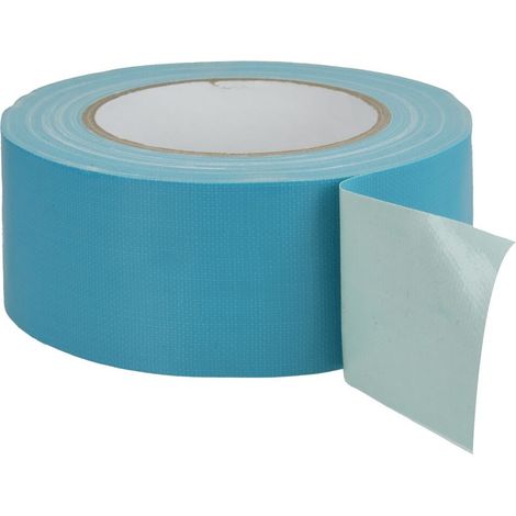 Ruban tissé extra épais bleu clair 50 mm