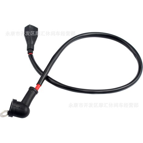Motorcycle parts, small high-performance beach buggy 70CC-125CC top and bottom mounted starter motor, wire and cable, single wire. (1/5)