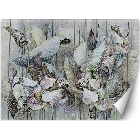 Fototapete Lotos Blumen Beige 368x254 cm (1/5)