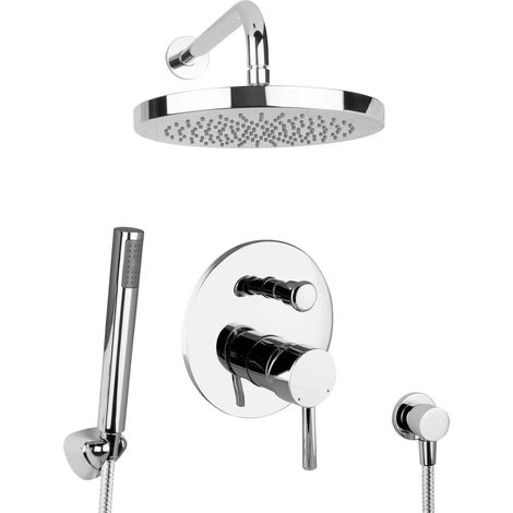 Système de douche encastré PaulGurkes avec douche pluie