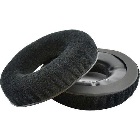 Paar Ersatz-Ohrpolster für Sennheiser HD25-1 / HD25 / HD25SP / 25SP-II Kopfhörer (schwarz) - Schwarz (1/4)