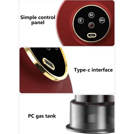 Appareil de Massage par Ventouses Électrique - Portable, Contrôle de Température, Idéal pour Maison, Bureau et Déplacements (1/5)