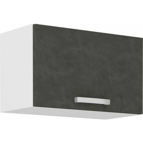 BigBuy LASSEN Unterbauhaube grau matt 66x43 cm