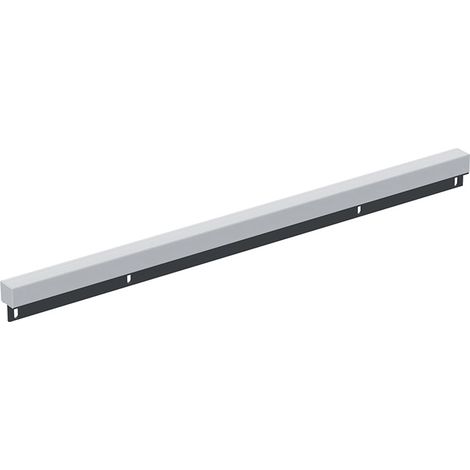 Barre lumineuse GE pour option Plus Square miroir lumineux supérieur B : 40 cm, noir mat / aluminium