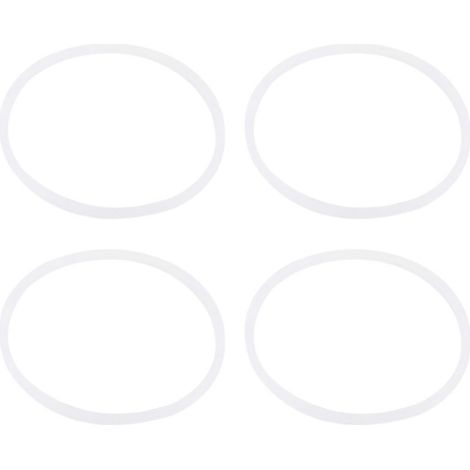 Joints de rechange neufs en caoutchouc pour Magic Blender, plats/croisés (1/4)