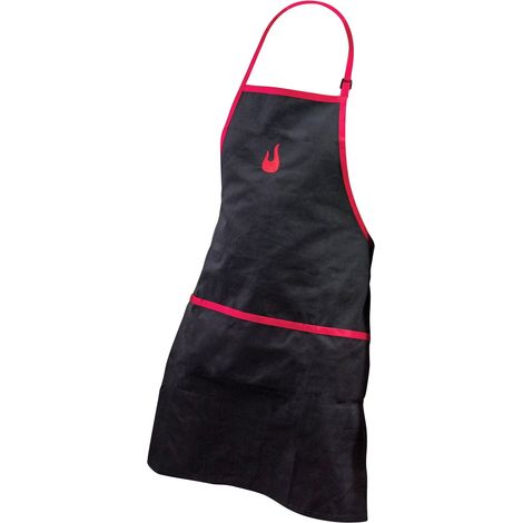 Char-Broil 140 517 - Grembiule per Barbecue con Tasche, Nero e Rosso (1/3)