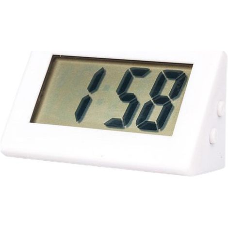Horloge Numérique avec Réveil de Chevet, Petite Taille de Voyage, À Piles avec Pile Bouton pour Table de Chambre À Coucher (1/5)