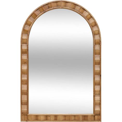 Specchio ad arco lucas 71x106cm marrone - Atmosphera créateur d'intérieur